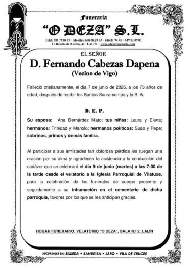 D. FERNANDO CABEZAS DAPENA